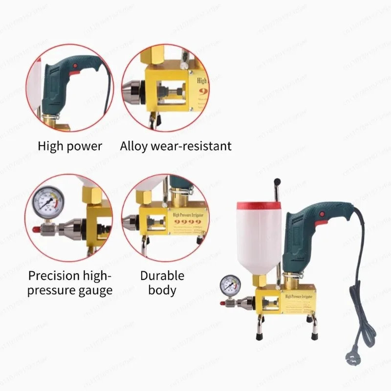 High Pressure Grouting Machine for Tile Hollow Repair, Stone Marble Void Filling Injection Equipment