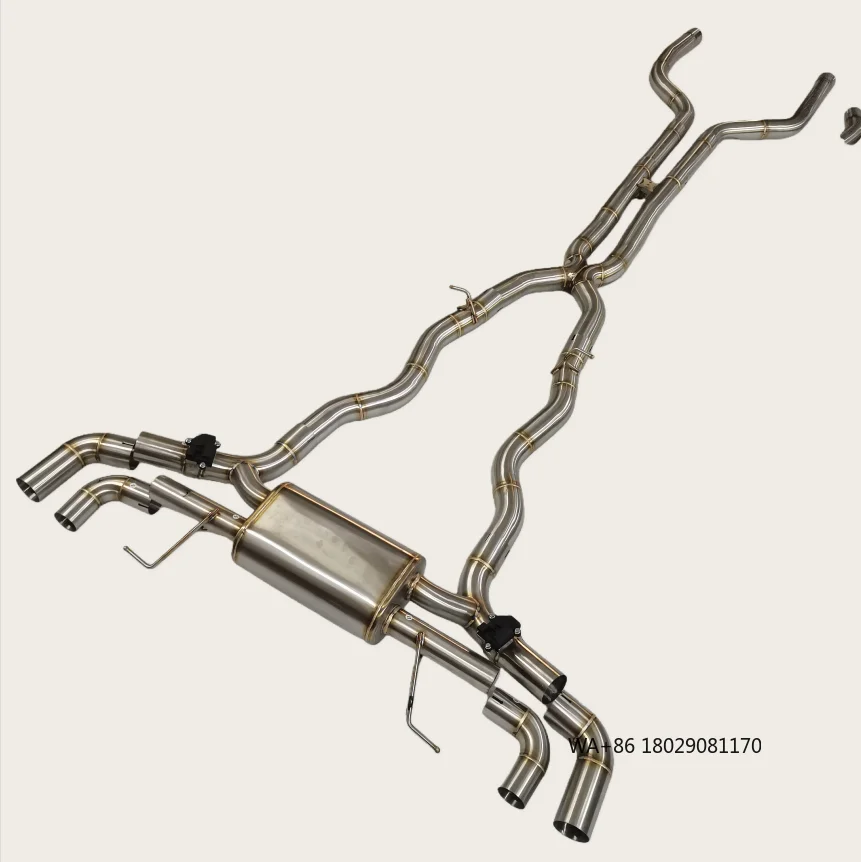 

Оптовая цена: Выхлопная система Catback для M550/M550i G30/N63 4.4TT с электронным управлением клапанами Valvetronic и глушителями