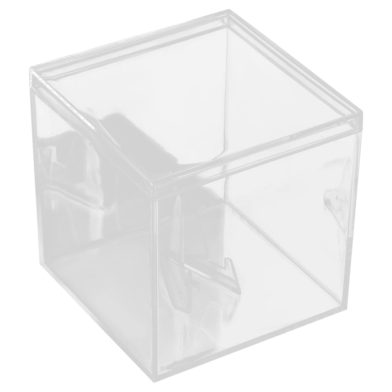 Acrylic Display for Rings Ring Display Case Baseball Holder Showcase Cabinet Clear Jewelry Container Storage Organizer