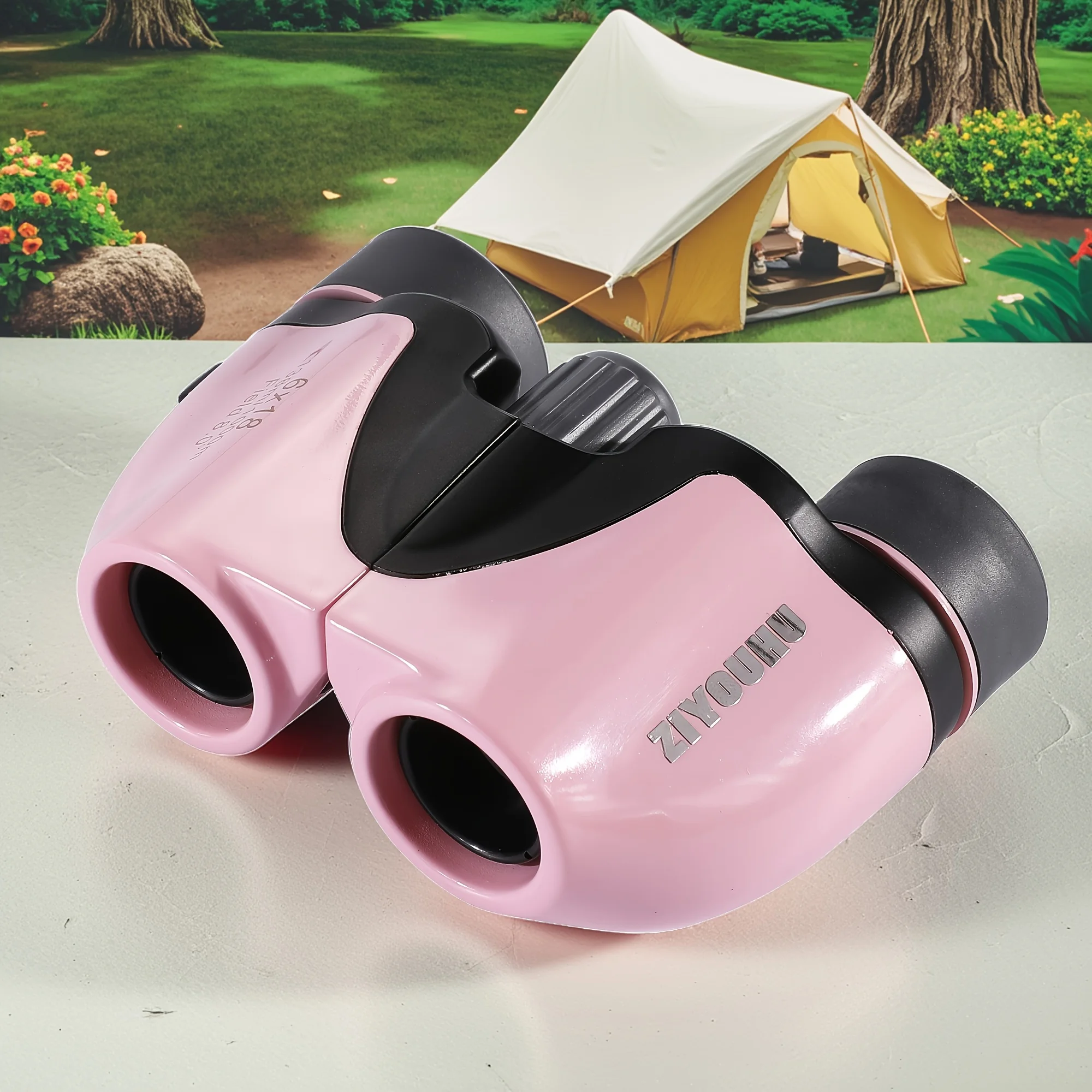 

Портативный мини-бинокль ZIYOUHU 6X18: компактная и легкая оптика с линзами FMC с многослойным покрытием, регулируемый окуляр
