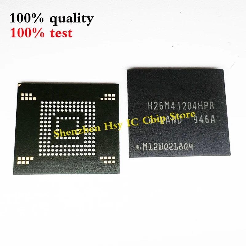 100% test 8GB H26M44001ECR H26M41204HPR H26M41208HPR SDIN7DU2-8G SDINBDG4-8G NCEMAD7B-08G SD5C25A-8G BGA Chipset