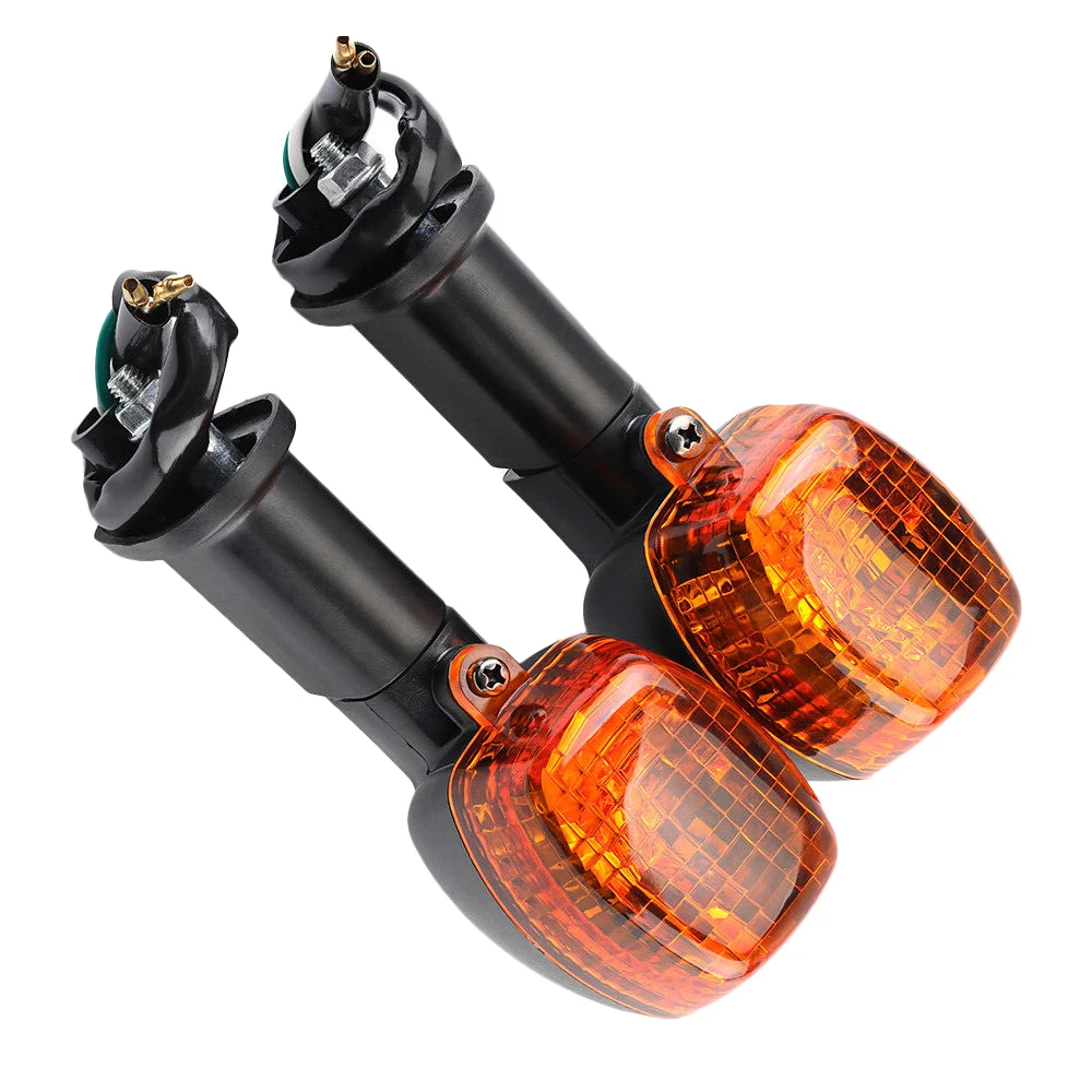 2Pcs Rear Turn Signal Lights For KAWASAKI NINJA ZX6R ZX7R ZX9R ZX10R ZX12R ZX 6/7/RR Amber Lens Motorcycle Accessories