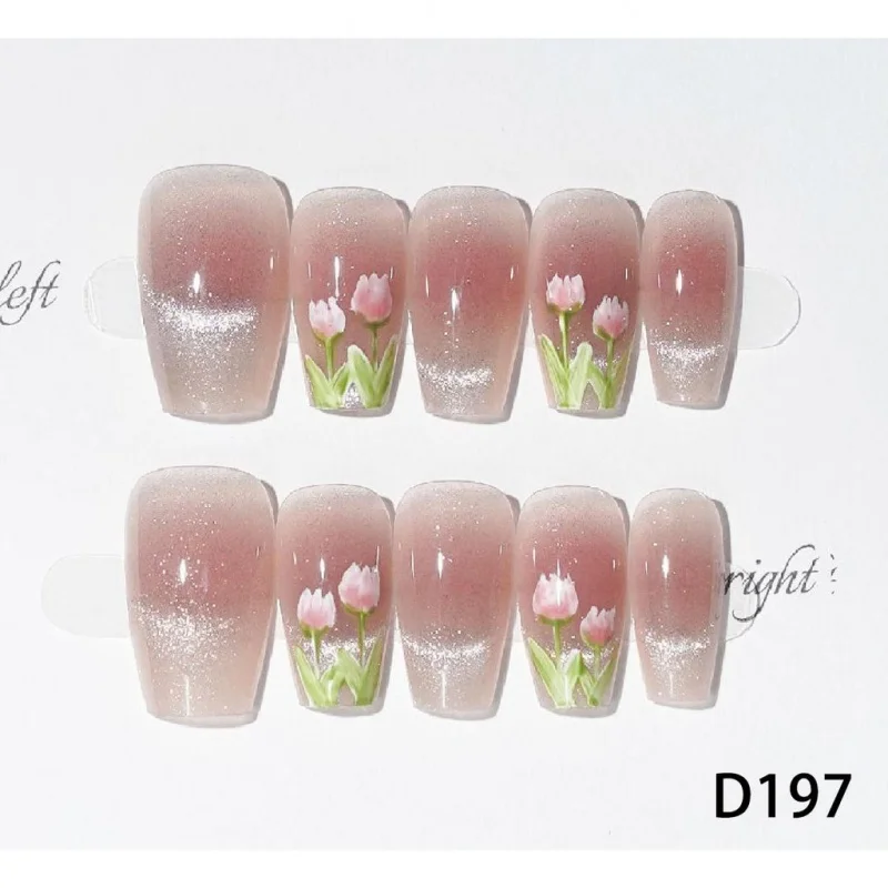 uj18187 Nailover New high-quality handmade  false fake press-on nails