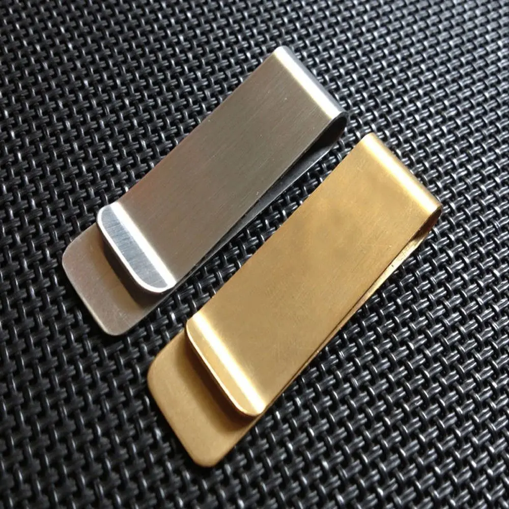 

Fashion Chic Gold Color Money Metal Holder Banknote Holder 2 Colors Cash Clamp Wallet Money Clip Credit Card ID Clips