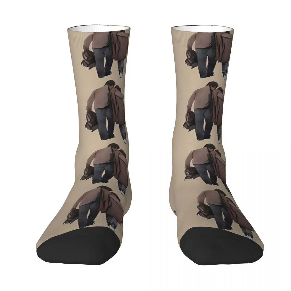 Joel And Ellie TV Play The Last Of Us Kawaii Socks Travel Cartoon Pattern Socks