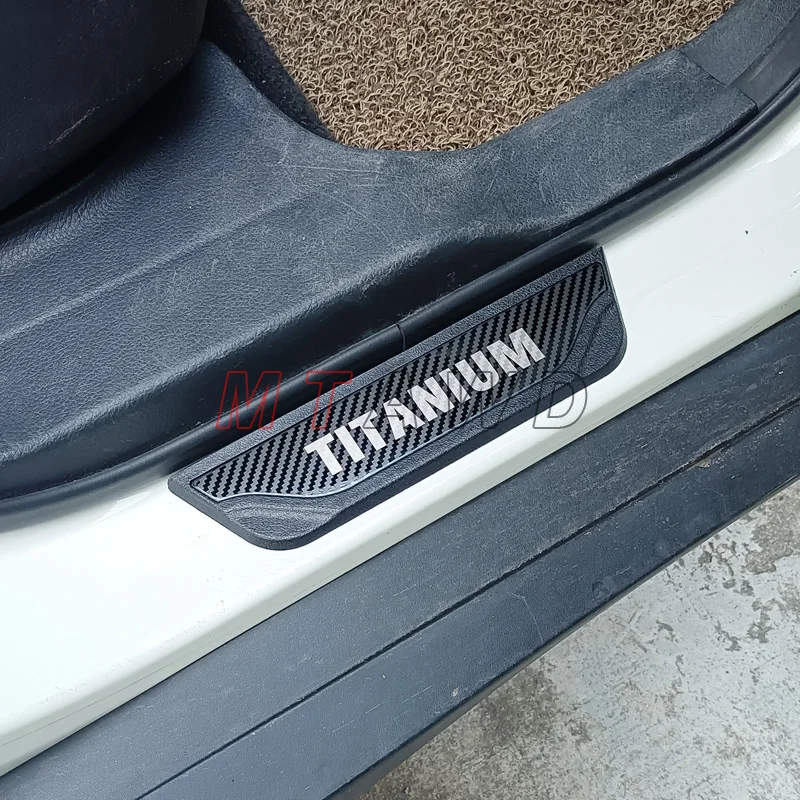 For Ford Escape 2013-2022 2023 Accessory Stainless Door Sill Kick Scuff Plate Guard Pedal Protector Trim Step Cover Car Styling
