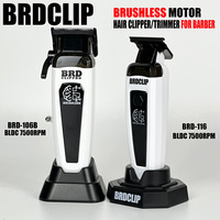 BRDCLIP 106B 116 7500RPM Brushless Motor Hair Cutting Machine Kit Professional Hair Clipper Barber Salon Hair Trimmer for Men