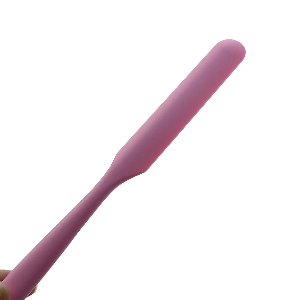 1Pcs Color All-in-one Long Silicone Scraper Cream Butter Silicone Kissing Knife Stirring Spatula Cake Baking Tool DIY view 4