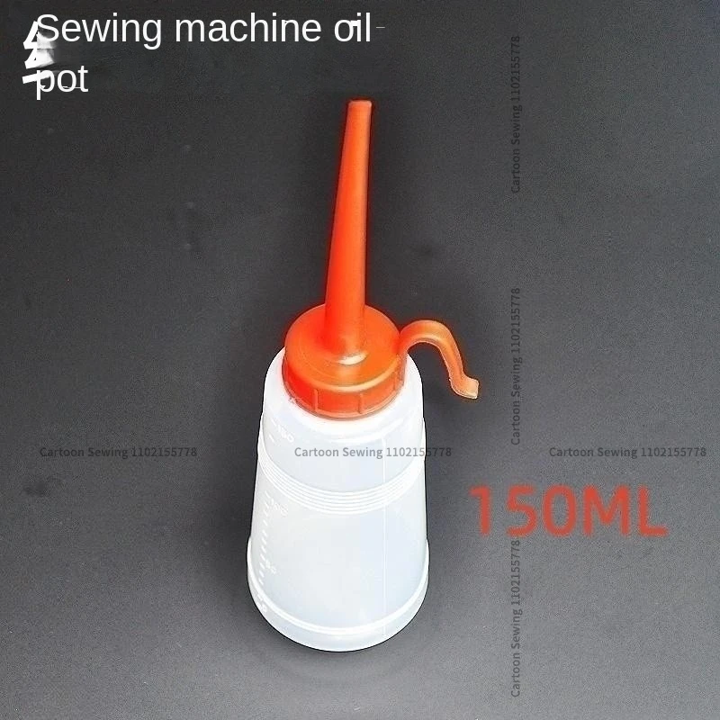 10PCS 150ml Empty Oil Pot Oil Pot Plastic Plastic Pointed Mouth Nozzle Oil Bottle Oiler for Industrial Household Sewing Machine