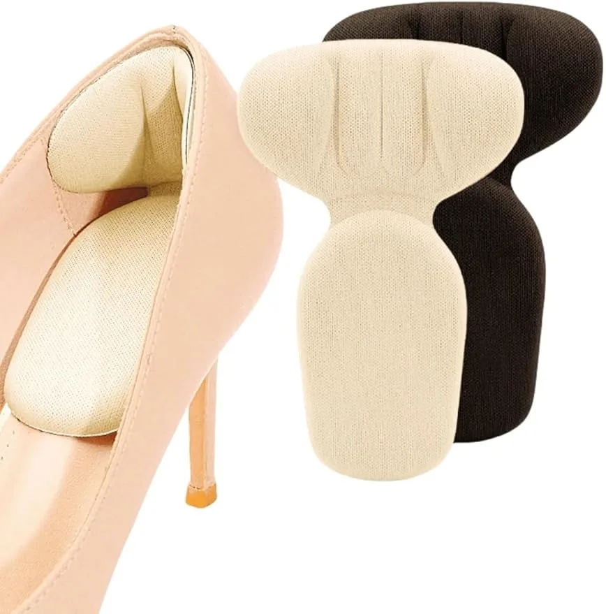 

2 Pack Women Memory Foam Shoe Inserts, Anti-Slip Arch Support Cushion Insoles for High Heels Boots Sneakers