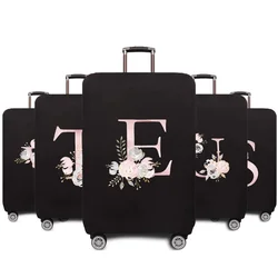 Luggage Covers 18-32 Protector Travel Luggage Suitcase Protective Cover Pink flower series Stretch Dust Cover Travel Accessories