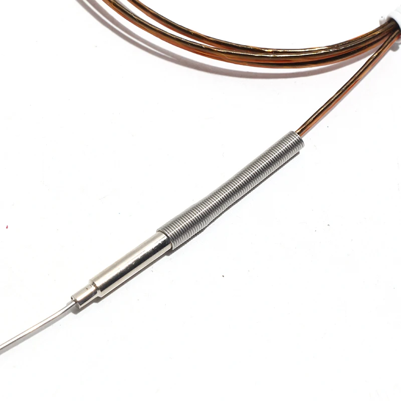 1PC J Type Hot Runner Thermocouple High Temperature Needle Probe 1.0mm Armored Thermometer 1.5mm Metal Head image 5