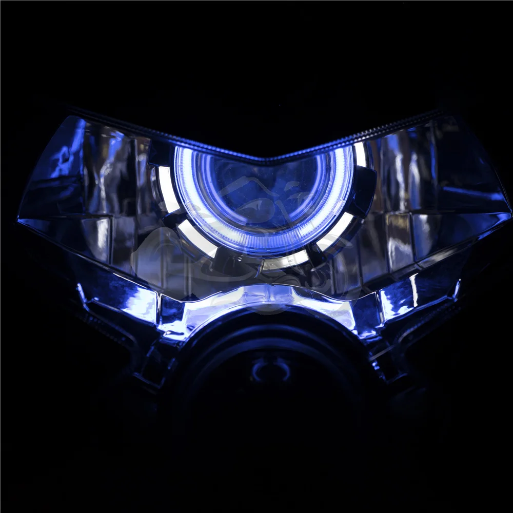 Fit for SUZUKI 2004 - 2005 GSXR600 GSXR750 Motorcycle Headlight Demon Angel Eye HID Projector GSXR 600 GSX-R 750 Head Light K4