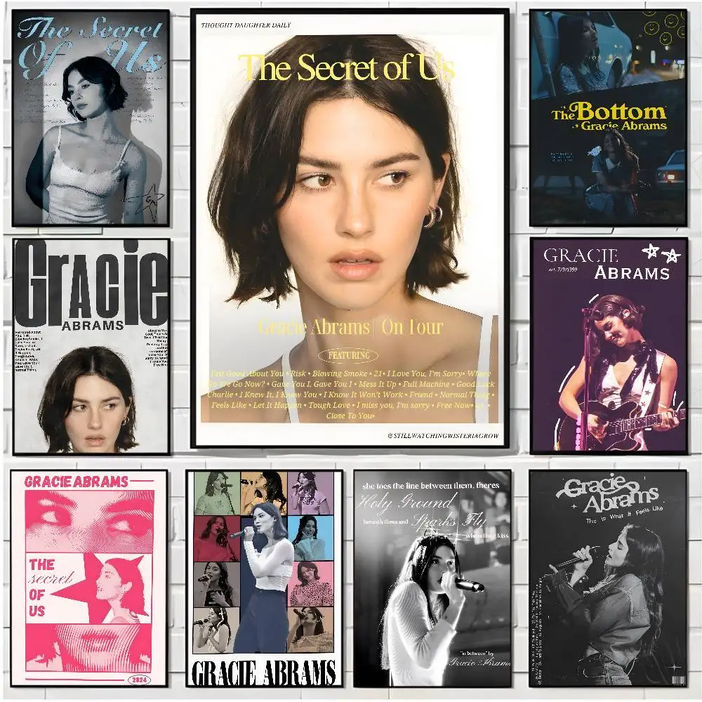 

Singer G-Gracie A-Abrams-S Poster HD art poster for home living room bar office decoration sticky, waterproof