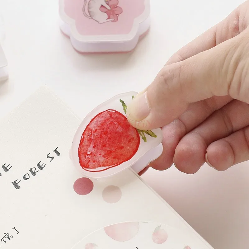 Desktop Stationery Art Style Color Plastic File Clip Mini Plastic Clip Exam Paper Ticket Clip