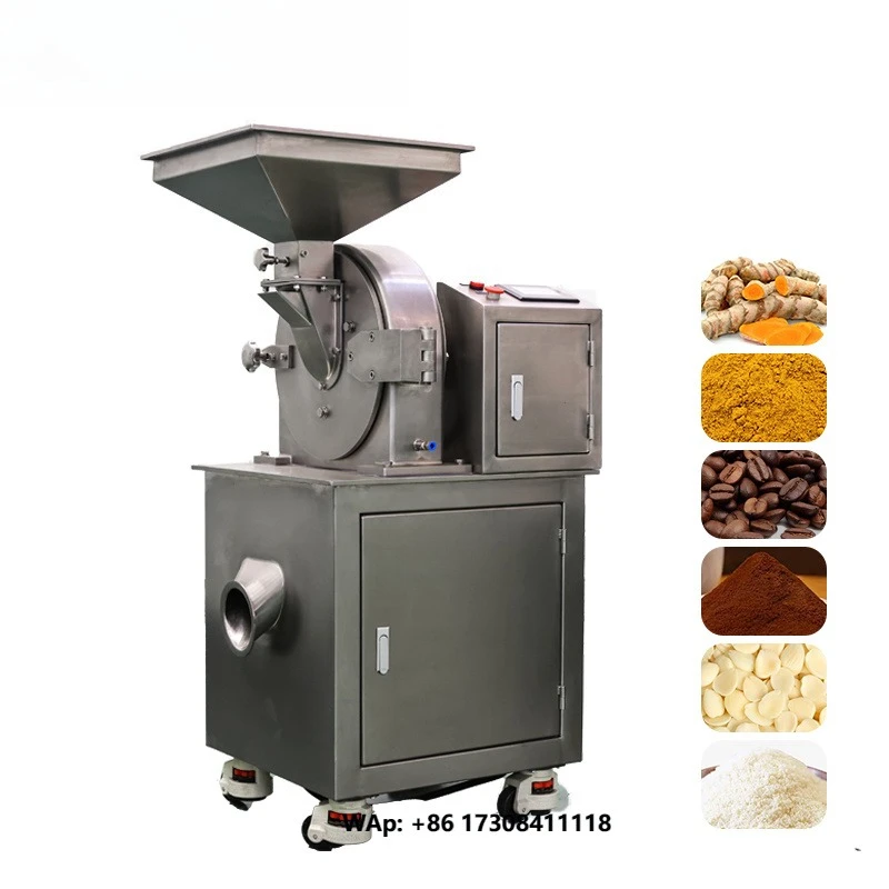Food Factory Pepper Spice Powder Stainless Steel Universal Grinder for Turmeric Pulverizer Machine