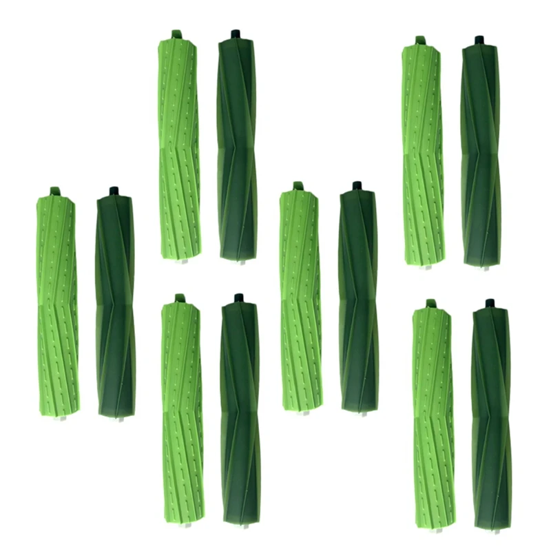 6 Set Replacement Multi-Surface Rubber Brush  For Irobot Roomba E I J Series  E5 E6 I7 I7+ I3 I3+ I4 I4+ I5 I5+ I6+ J6 J7