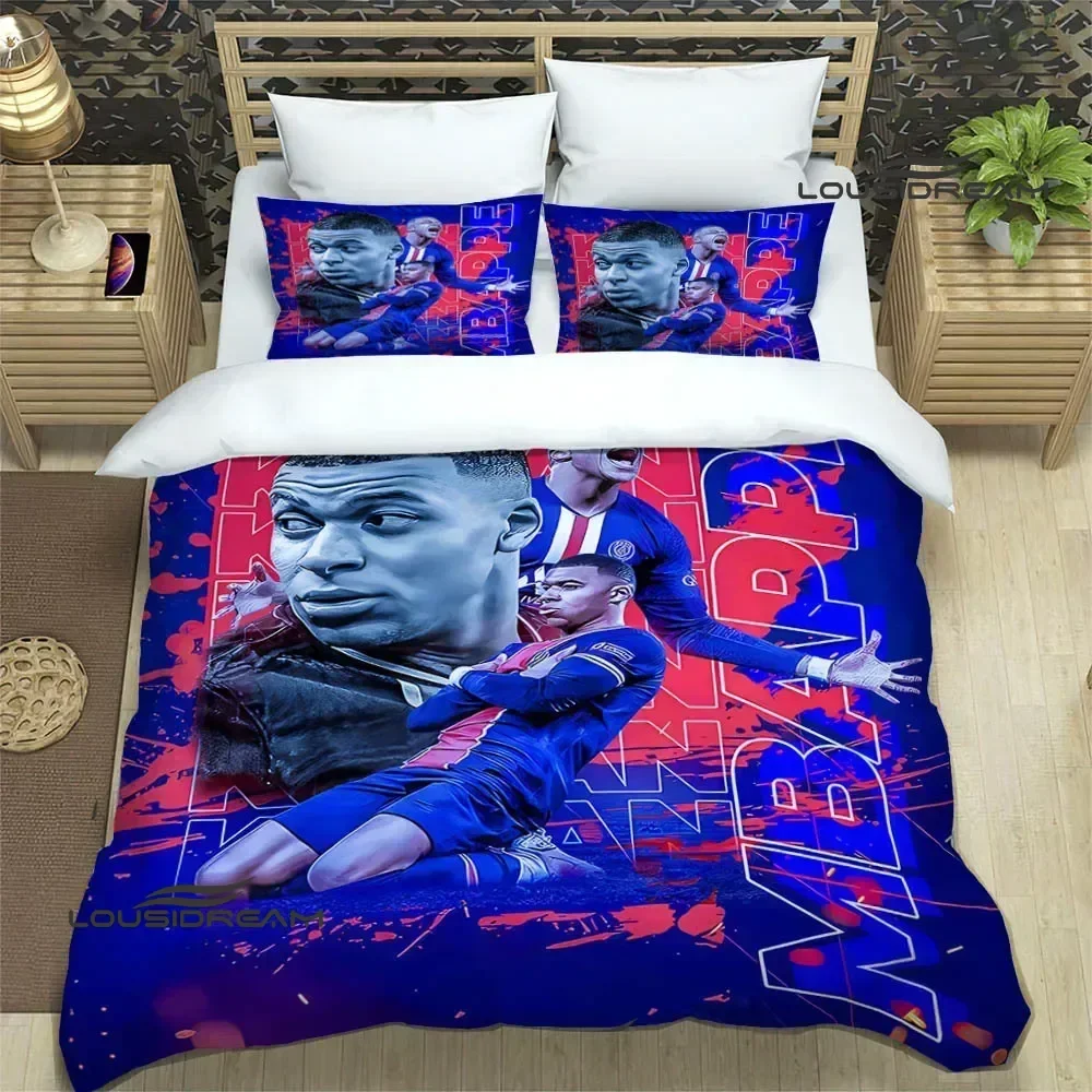 3D K-Kylian-Mbappé print Bedding Sets exquisite bed supplies set duvet cover bed comforter set bedding set luxury birthday gift