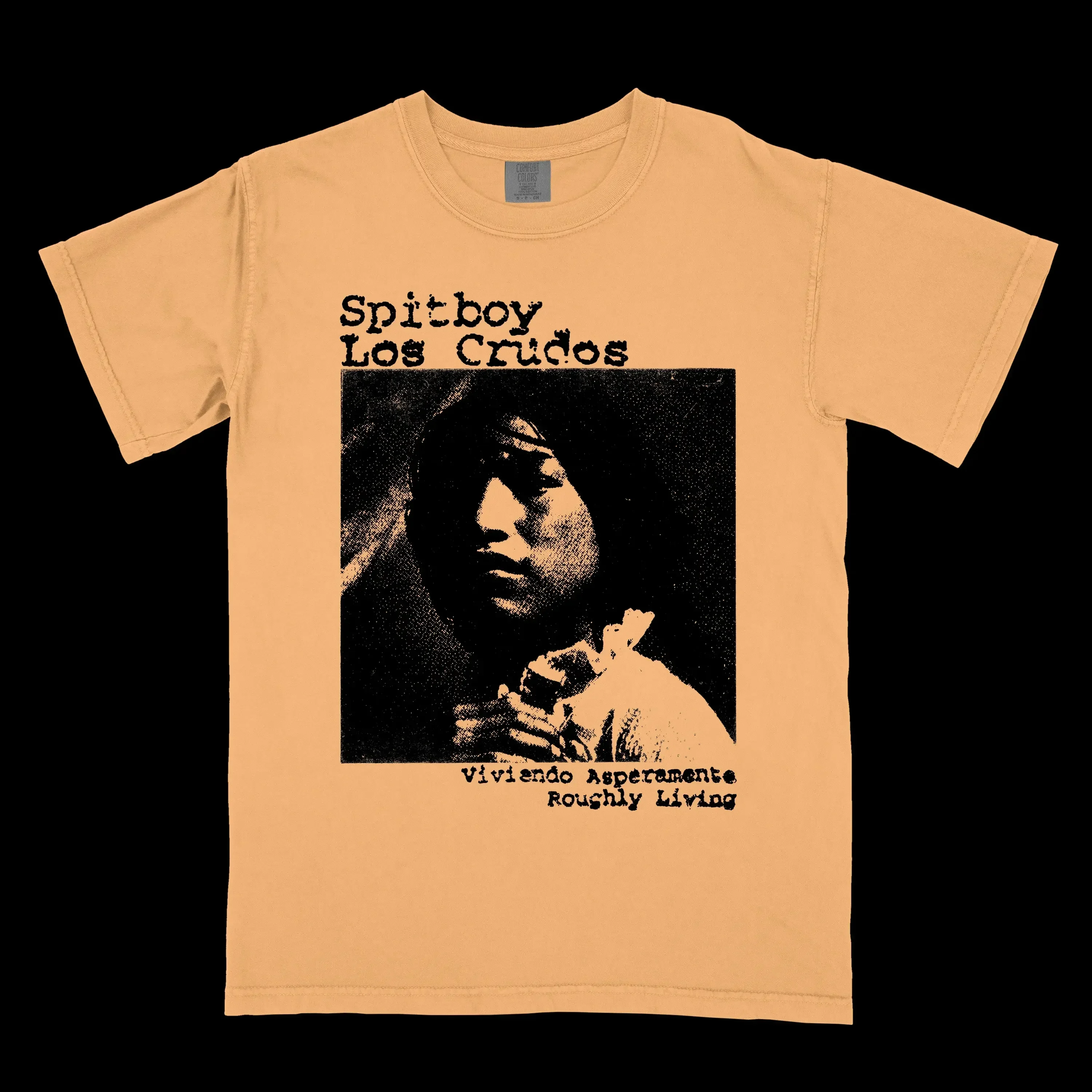 Spitboy Los Crudos Viviendo Asperamente T Shirt Made To Order Please Read Item Description