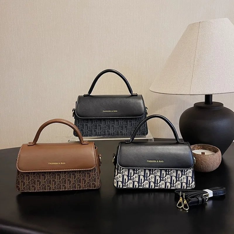 

Fashionable women's bag, western-style letter printed shoulder bag, new casual simple crossbody bag, hot selling women's bag