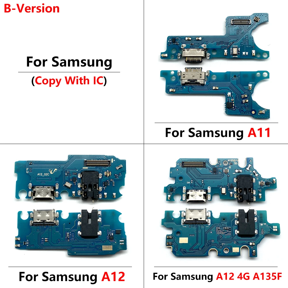 New Dock Connector USB Charger Charging Board Port Flex Cable For Samsung A02 A02S A12 A21 A22 A32 4G 5G Repair Parts