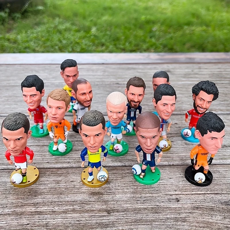 Figuras de Acción de Jugadores de Fútbol Soccerwe 2026, Miniaturas Coleccionables para Fanáticos y Decoración