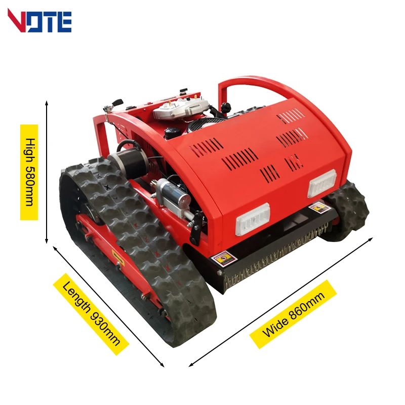 High Efficiency Field Mower Wholesale New Grass Machine Lawn Mower Farm Use Upgraded Version Remote Control Lawn Mower