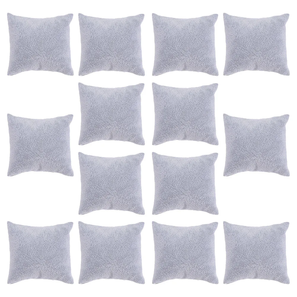 

14pcs Jewelry Display Pillow Bracelet Holder Flannel Material Non Slip Design Suitable For Watches Accessories