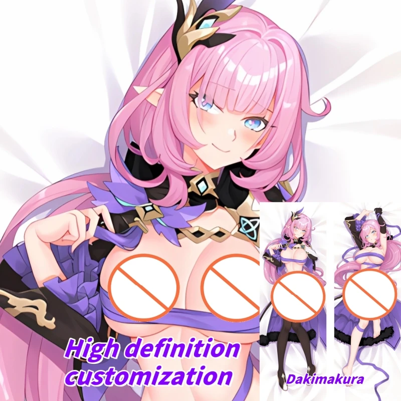 

Dakimakura Anime Honkai Impact 3 Elysia Double-sided Print Of Life-size Body Pillowcase Gifts Can be Customized