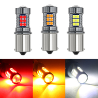 2X Canbus 1156 1157 LED Bulb BAY15D BA15S BAU15S Car LED Light High Bright 3030SMD For Tail Signal Brake Lamp Rear Fog Light 12V