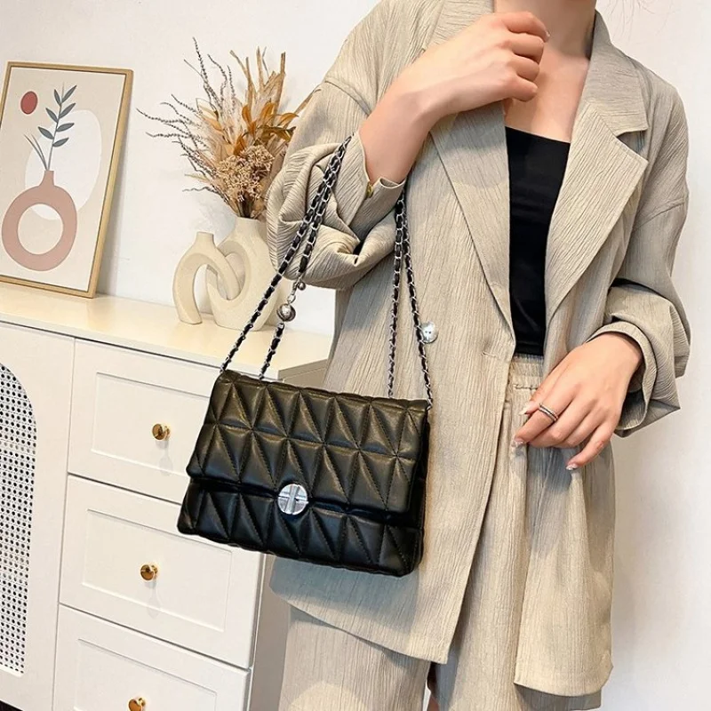 

Unique Stylish Vintage Crossbody Bag With Large Capacity Leather And Solid Color For Commuter Women