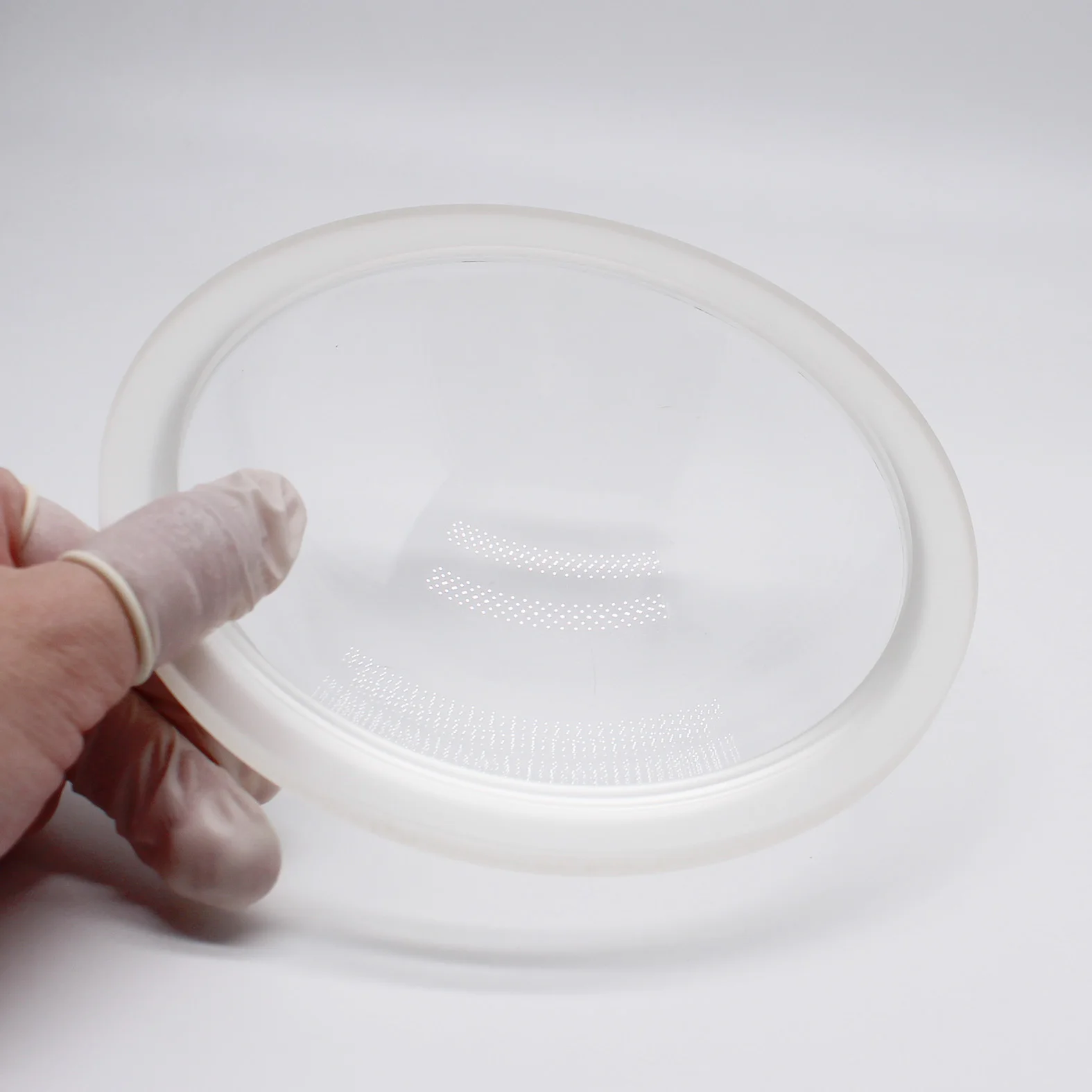 VY Optical Glass Civilian Underwater Dome Good Accuracy Quartz Dome Cover with Flange for Camera Protection