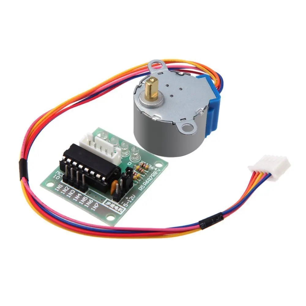 

5V 4 phase Stepper Motor+ Driver Board ULN2003 for Arduino 1 x Stepper motor +1x ULN2003 Driver board