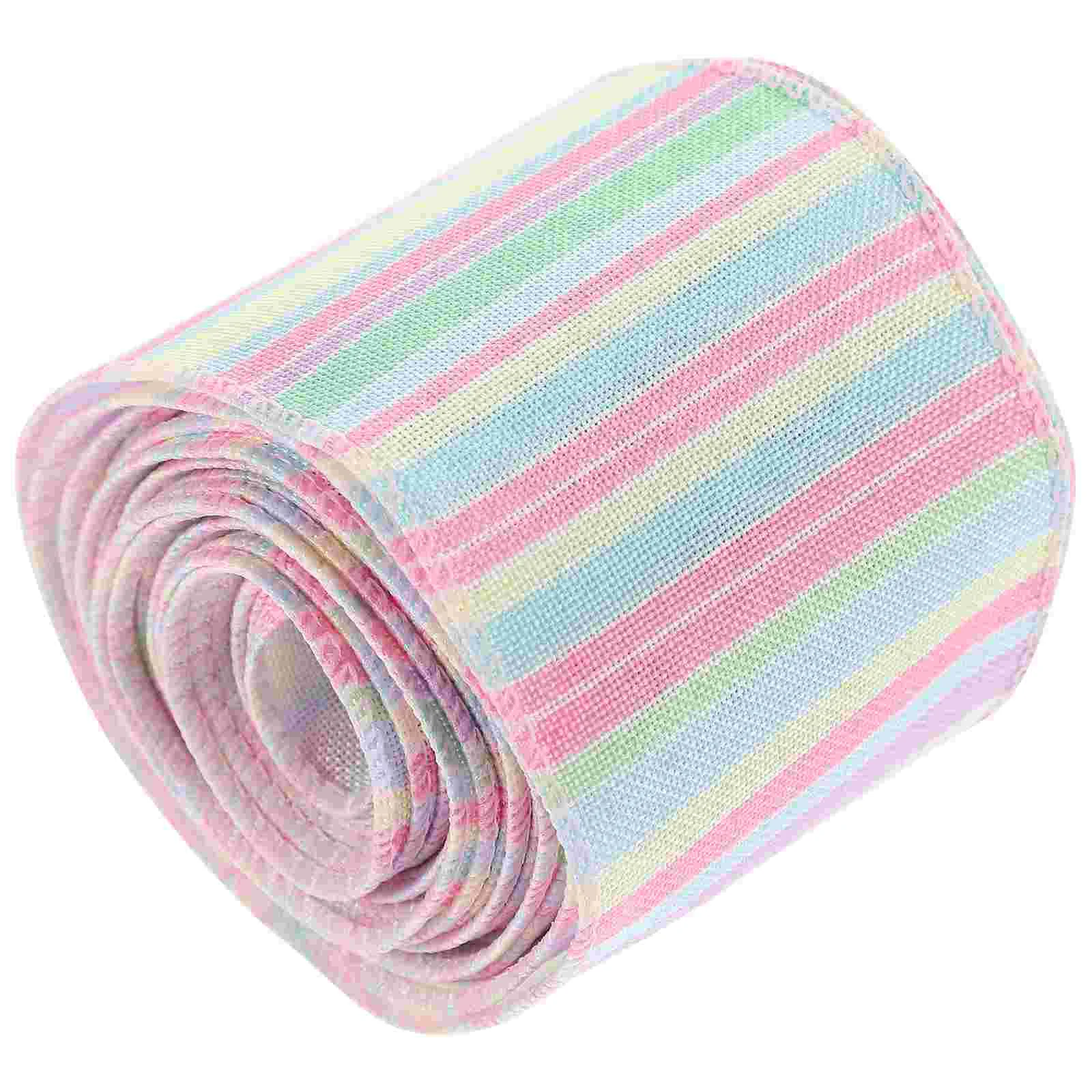 Easter Ribbon Cuttable Package Gift Stripe DIY Supplies Crafted Polyester Convenient Multi-function Wear-resistant Baby