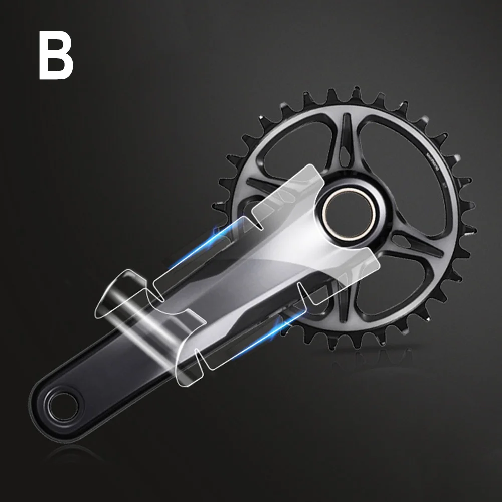 Mountain Bike Crank Protector, Reliable TPH Film Material, Easy Application, Suitable for Carbon Fiber and Aluminum Alloy Cranks