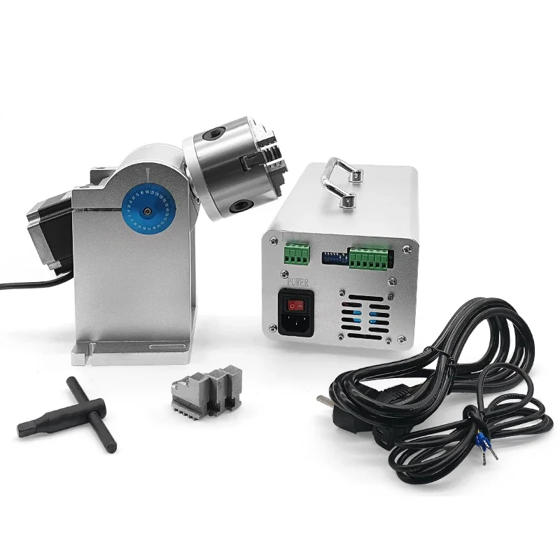 

D80-Marking machine Rotating shaft Marking machine Rotating fixture Rotating table Argon arc welding positioner Laser welding