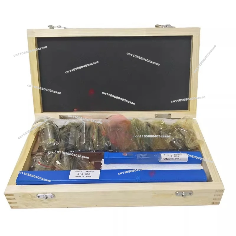 

Custom Keyway Broach 22-piece Set Metric/Imperial Broach Set