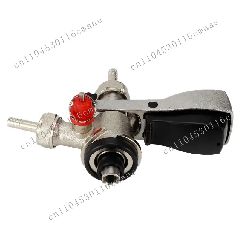 Beer Keg Dispenser /8 S Type Draft Beer Keg Coupler Dispenser with Pressure Relief Valve Home Brewing System Brewing Accessory