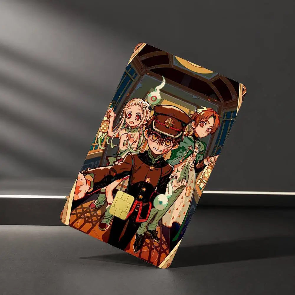 Campus Manga Toilet-Bound Hanako-kun Sticker Film Tape Skin for Credit Card Debit Card Waterproof Stickers