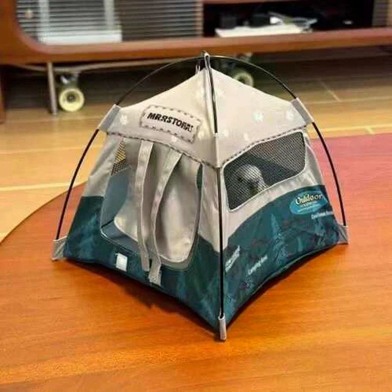 1:12 Scale Dollhouse Miniature Soldier Camping Small Tent Model For Doll House Decor Accessories Kids Toys Gifts