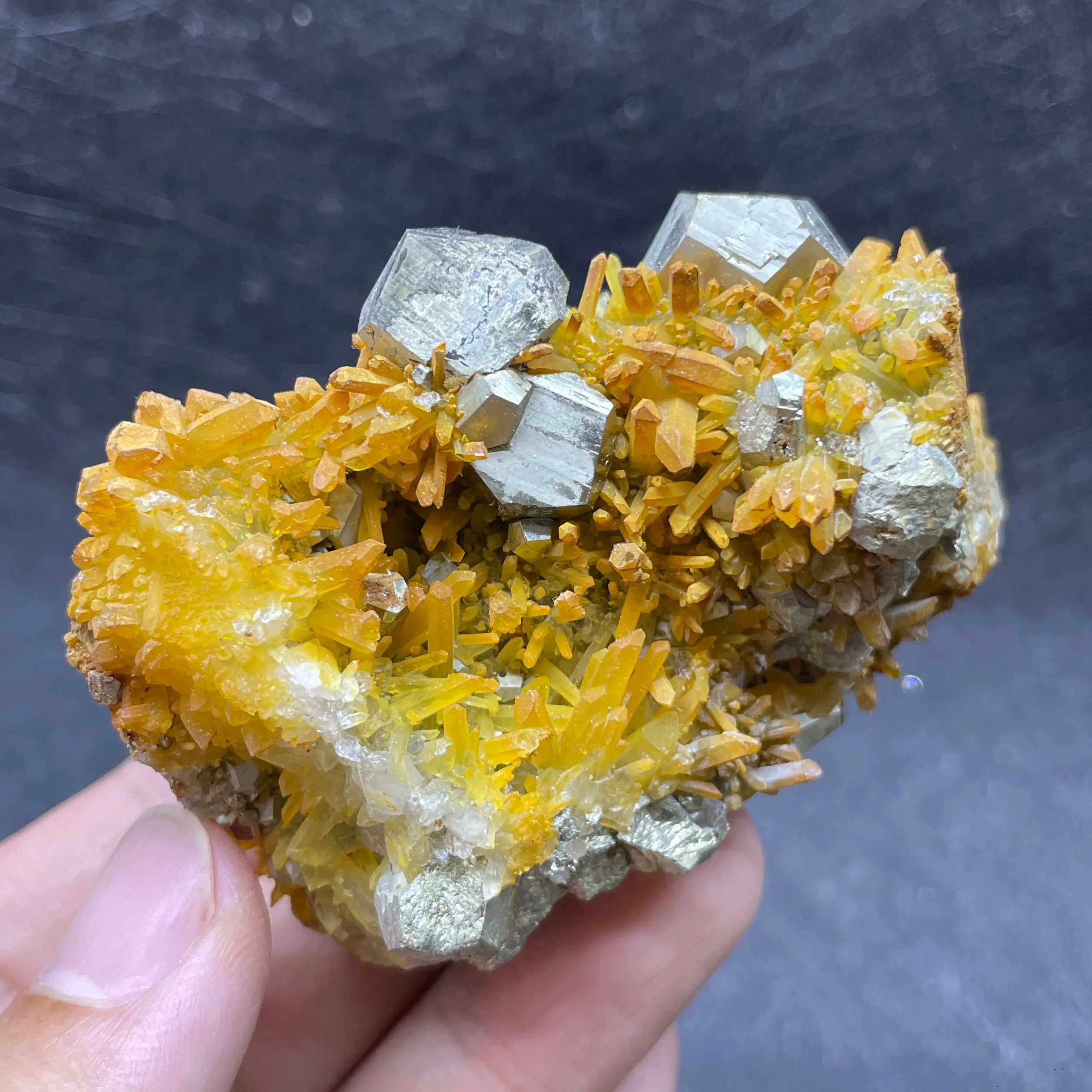 Natural Raw Pyrite With Clear Quartz Mineral Raw Teaching Specimen Collection Healing Stone Home Decor