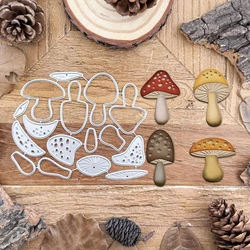 Original Lovely Layer Mushrooms Metal Cutting Dies Scrapbooking Decorative Embossing DIY Paper Cards