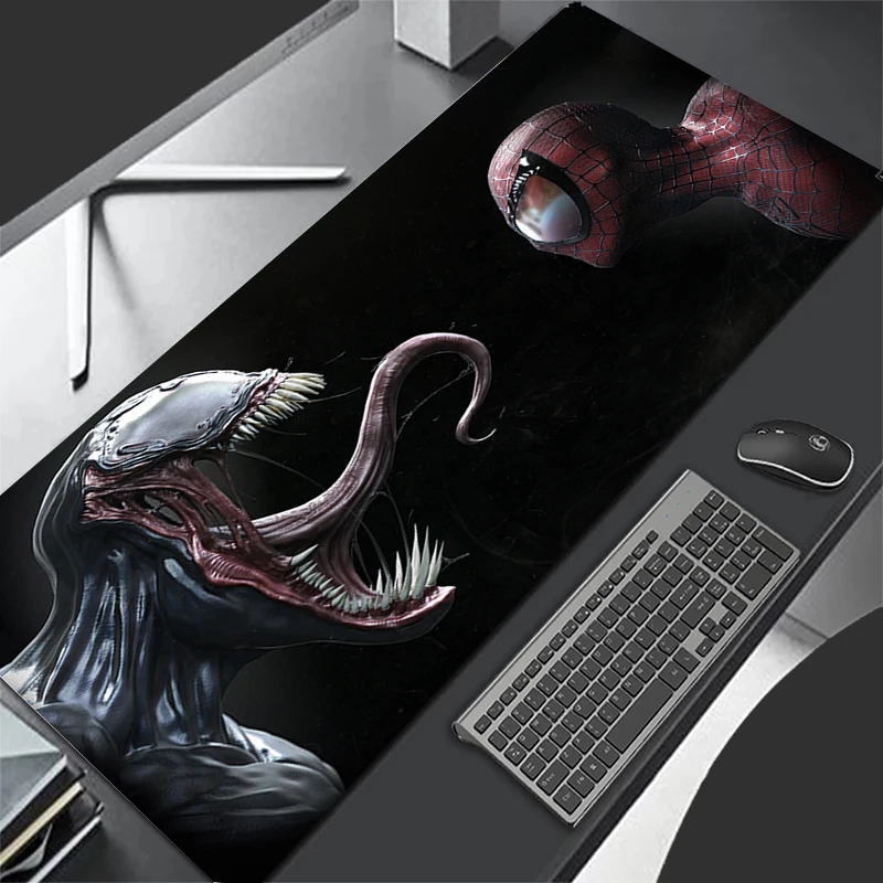 Cool Mouse Pad Spider Man Gamer Mousepads XXL Gaming Mousepad Large Keyboard Mat Desk Pad For Computer Laptop Mouse Pad 90x40