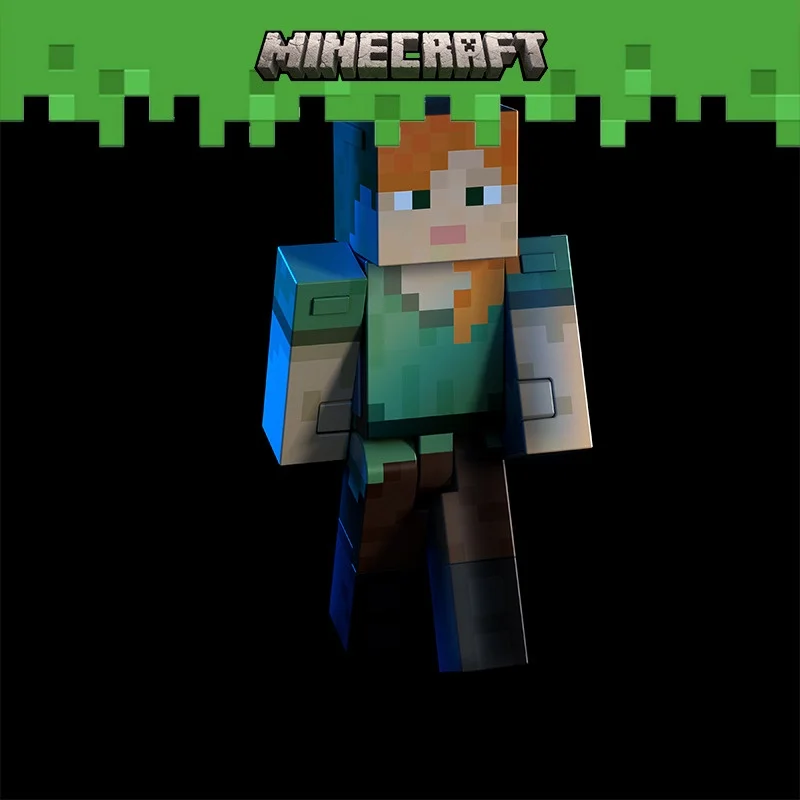 

World of Warcrt Diamond Character Collectible Toy Steve eep Game Scene Repliion Collectible Model Toy