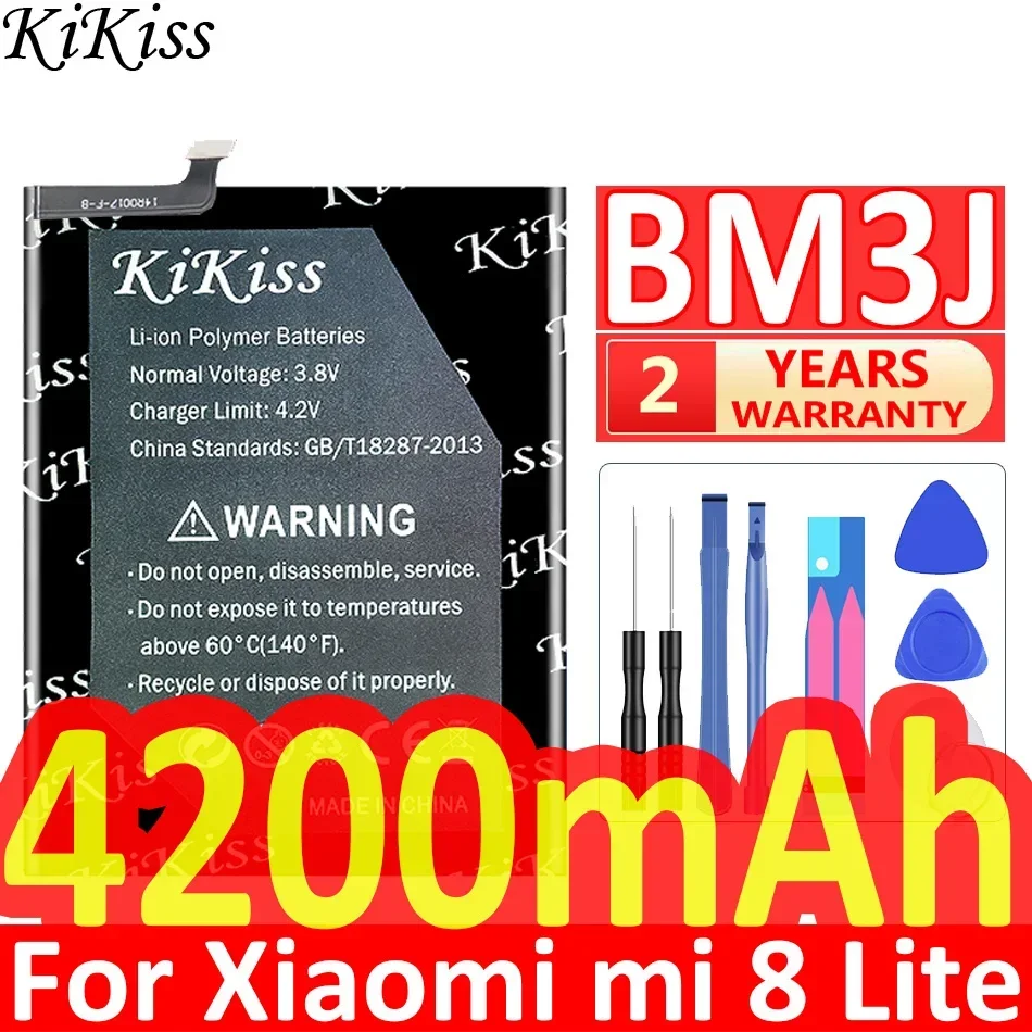 KiKiss Battery For Xiaomi Xiao mi 11/10T/10T Pro/10TPro/9 Se/9 pro/9/8/8 Lite/8Lite/Mi11 R/Mi9 SE/mi 9pro/Mi 8 Explorer/Mi8 Pro