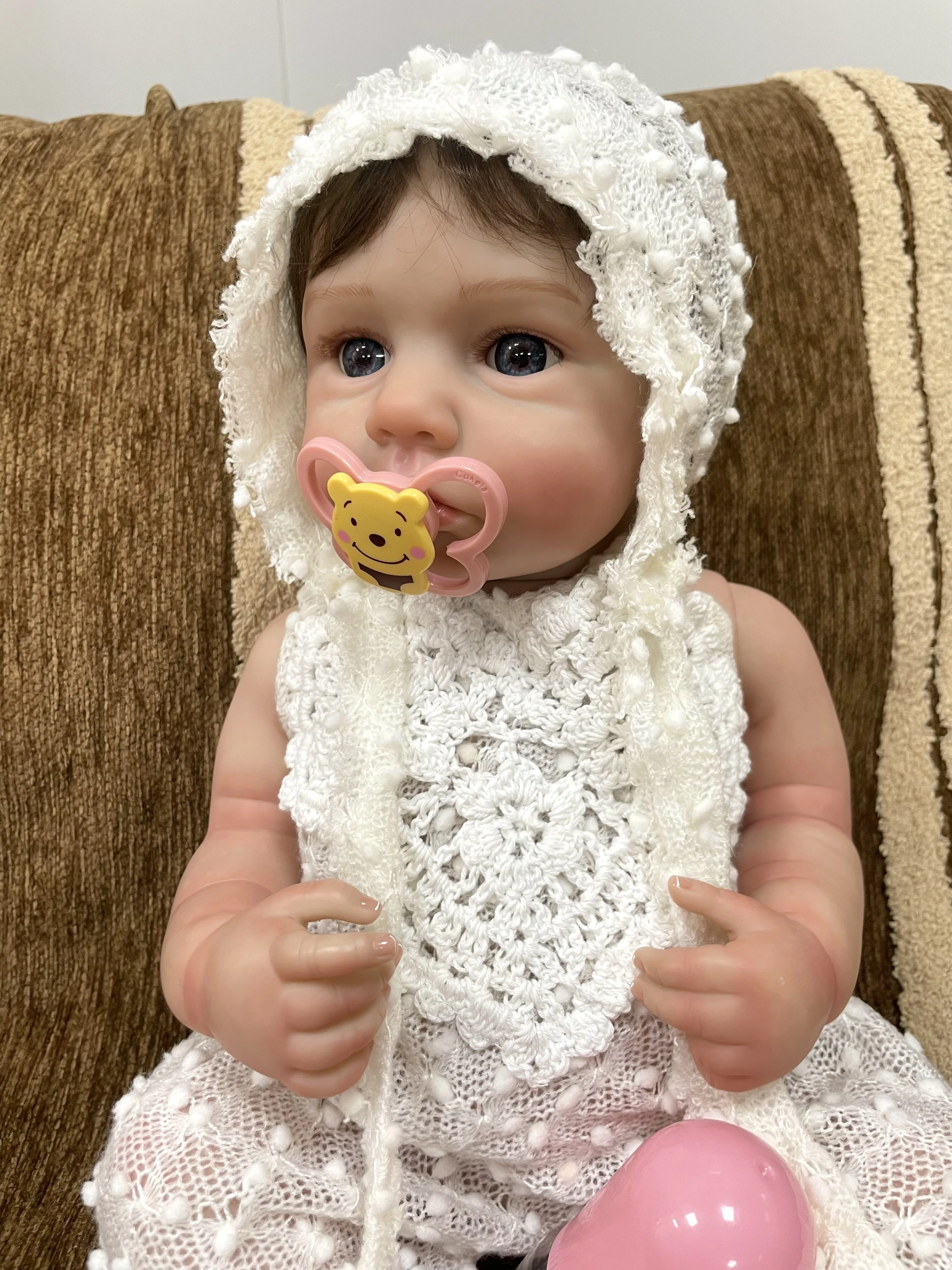 

Cokela 50CM 20inch Silicone Reborn Baby Doll Blank Unpainted or Painted Lifelike Newborn Girl Collectibles Kids Gift