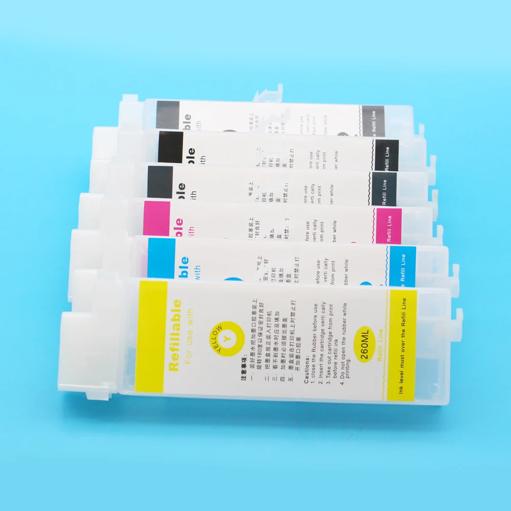 

PFI-102 PFI102 Refillable Ink Cartridges with Permanent Chips For Canon iPF500 iPF510 iPF600 iPF605 iPF610 iPF700 iPF710 iPF720