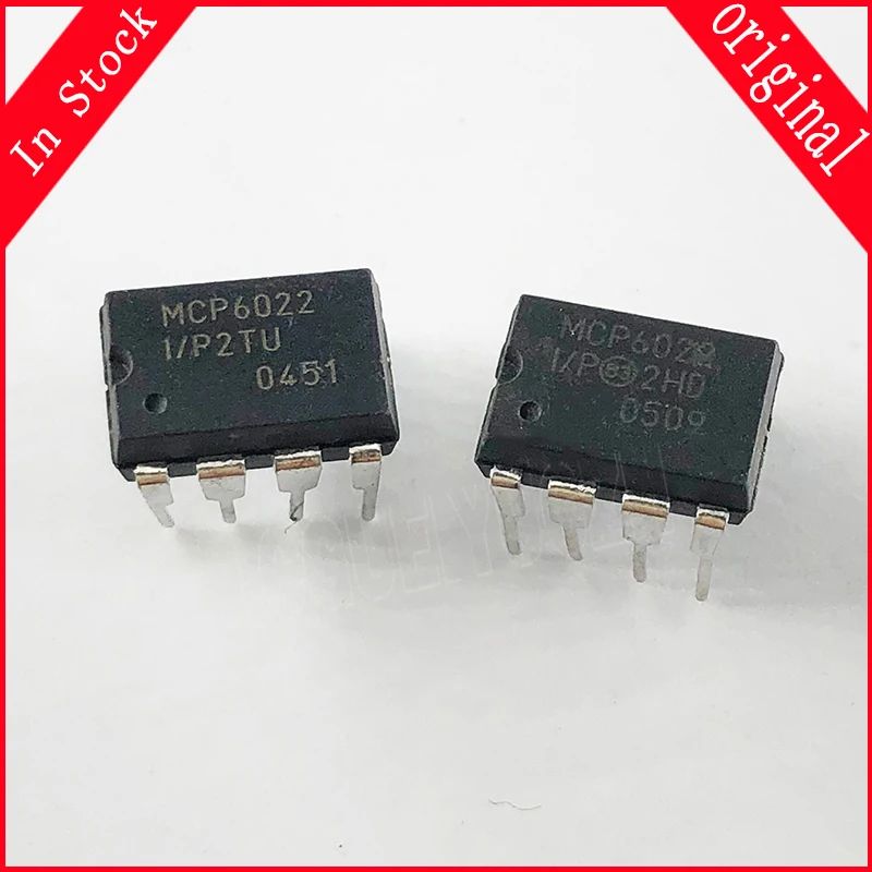 5pcs/lot MCP6022-I/P MCP6022 6022-I DIP-8 In Stock