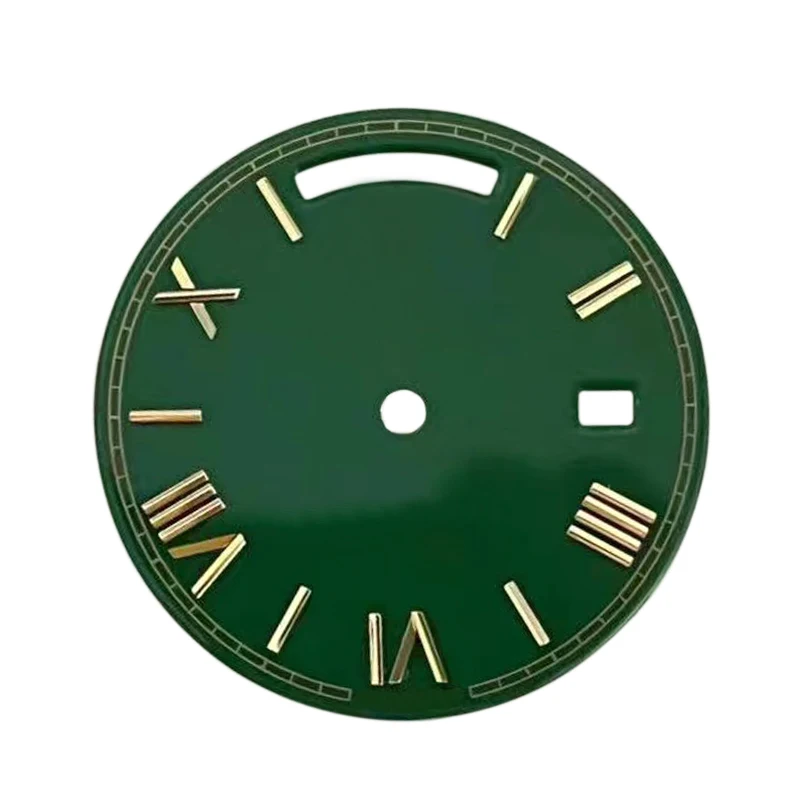 Green Watch Dial For Day Date 228238 228348 Fit 3255 Movement Aftermarket Watch Parts