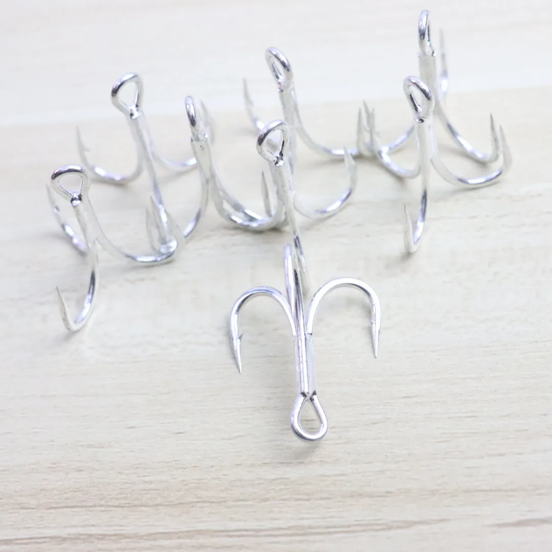 

Wholesale 6066-4X-NP Treble Customized Fishing Hook Tuna Lure Octopus High Carbon Fishhooks Fishing Tackle Sea
